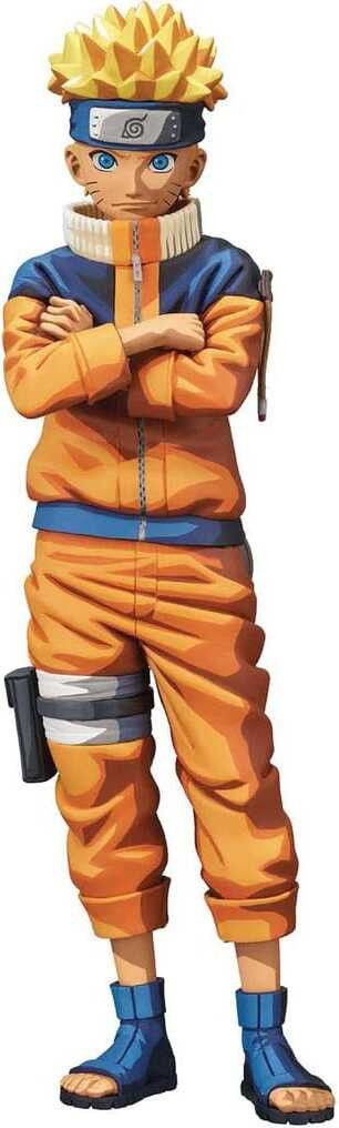 Banpresto Naruto Grandista PVC-beeldje Uzumaki Naruto #2 Manga versie, Hoogte: 23 cm