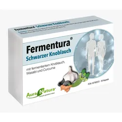 AURANATURA Fermentura schwarzer Knoblauch Kapseln 30 St