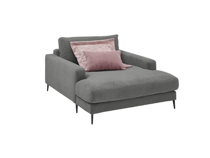 KAWOLA Relaxsessel CARA, Longseat Feincord verschiedene Farben