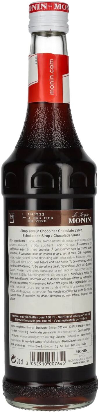 Le Sirop de Monin SCHOKOLADE 0,7l