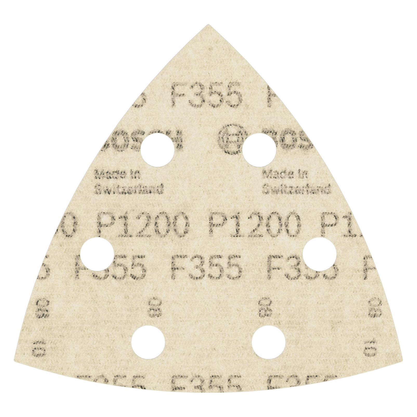 Bosch Professional Zubehör PRO F355 Schleifblatt, 93 mm, G1200 (1200) (2608605200)