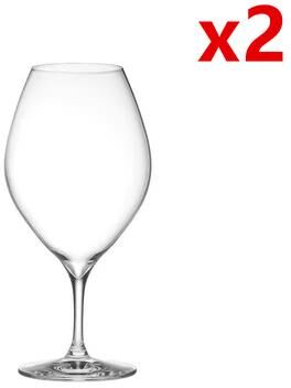 Trendy Discount Goods Wine Glass, Short Goblet, Handmade Crystal Red Wine Tasting Cup, Wedding Party, Sparkling Champagne Flutes 2 Pcs 350ml