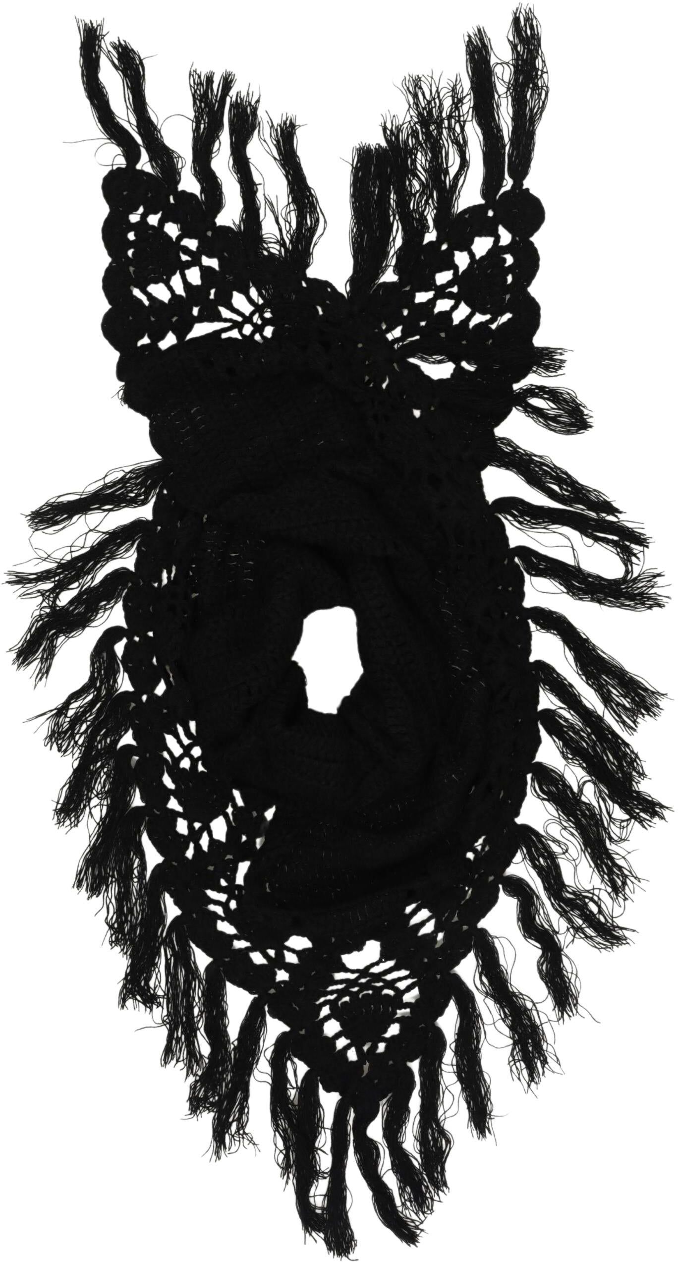 Hallhuber Damen Schal oder Tuch, Schwarz, Synthetik - Second Hand