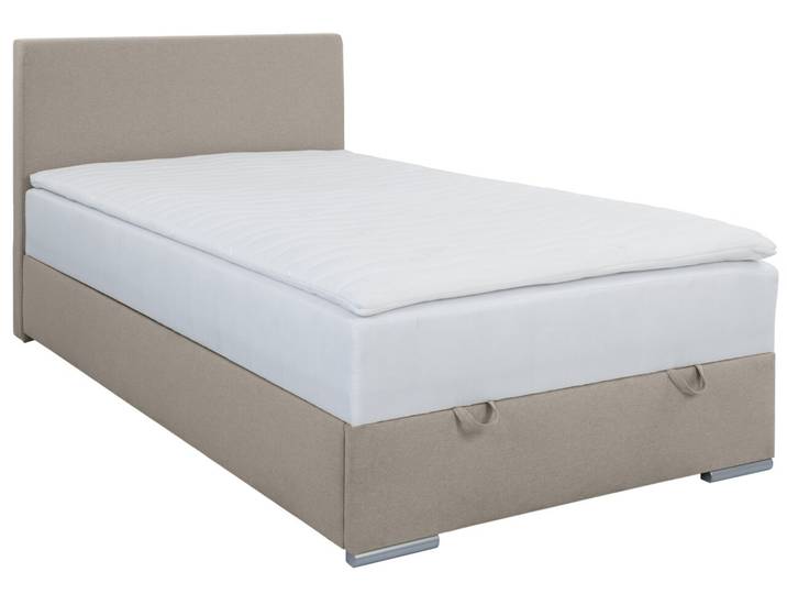 Z2 Boxspringbett TOM, sand, Stoff