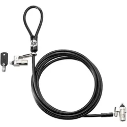 HP Nano Keyed Cable Lock **New, Notebook Security, Schwarz