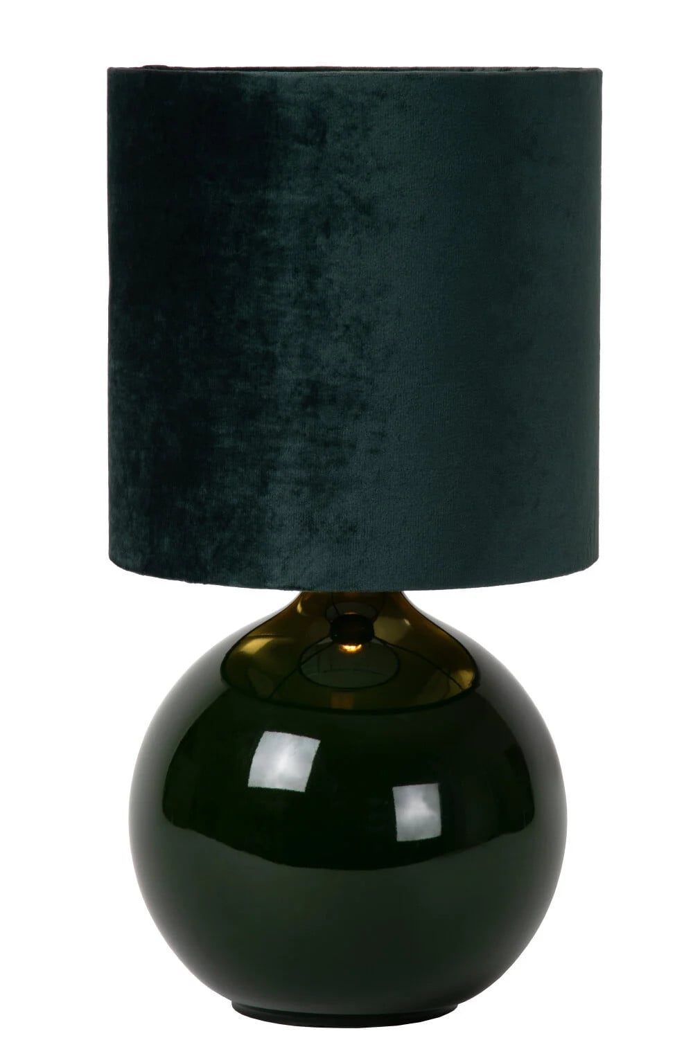 Lucide Esterad Tafellamp Groen met Keramiek en Glas - Diameter: 24 cm