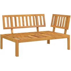 vidaXL Garten-Ecksofa aus Paletten Massivholz Akazie