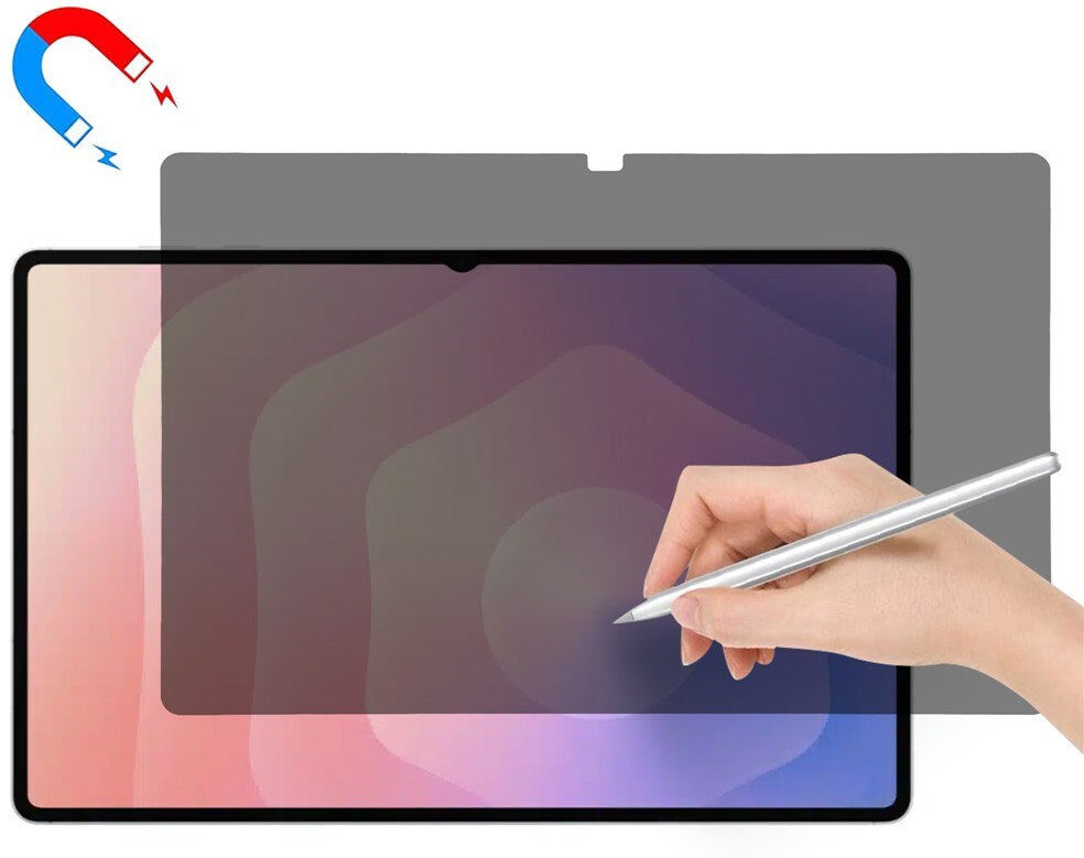 INCOVER Samsung Galaxy Tab S12 Ultra / S11 Ultra / S10 Ultra / S9 Ultra / S8 Ultra Paper Feel Beskyttelsesfilm - Privacy Funktion - Gennemsigtig
