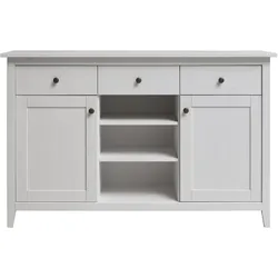 Massivholz »Solvita« Sideboard I weiß
