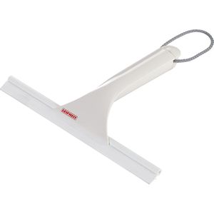 Leifheit Duschabzieher Cabino 41650, aus Kunststoff, weiß, mit Gummilippe, Wischbreite 24 cm