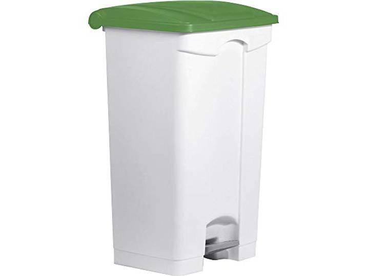 Helit H2402351 - Tret-Abfallbehälter the step 90L, grün