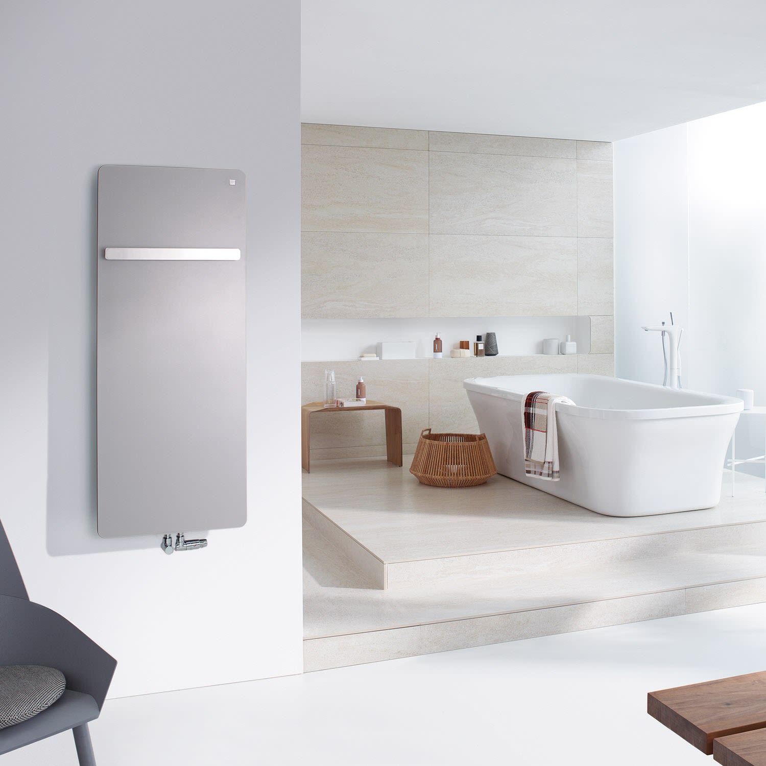 Zehnder Vitalo Bar VIP-125-050 Badheizkörper 50 x 125 cm