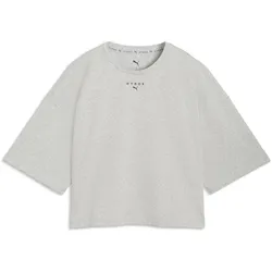 Puma, Damen, Sportshirt, W X Hyrox Cropped Lifestyle Tee (M), Grau, M