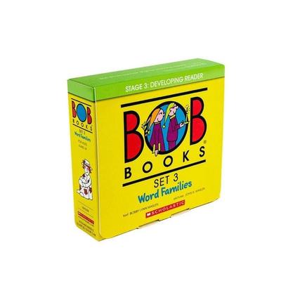 Bob Books - Word Families Box Set of 8 Paperbacks Decodable Phonics Books, Ages 4 and Up, Kindergarten, First Grade (Stage 3: Developing Reader),