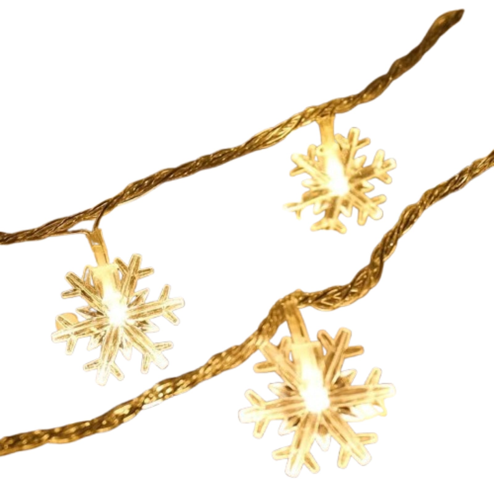 Mormark LEDFLAKES Kerstverlichting met Sneeuwvlokken en 8 Lichtstanden en Timer, 1,8 meter