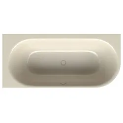 Bette BetteLux Oval Silhouette Badewanne 3425-001CERVS pergamon, 175x80x45cm