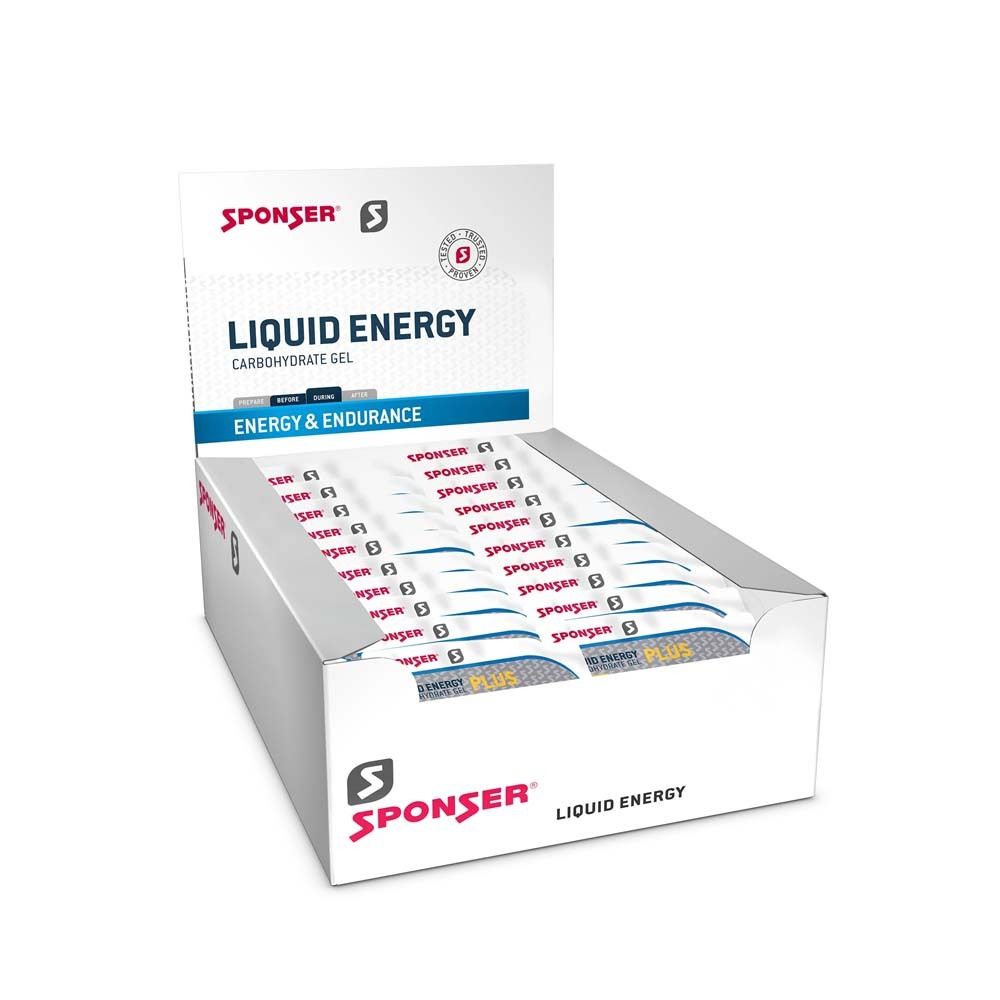 40x Sponser Liquid Energy Plus 40x35 g Gel