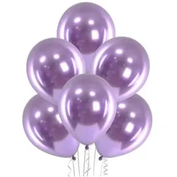 Belbal Chrome-Ballons Lila-Flieder / Purple 100 Stück 33cm in Öko-Qualität (100x)