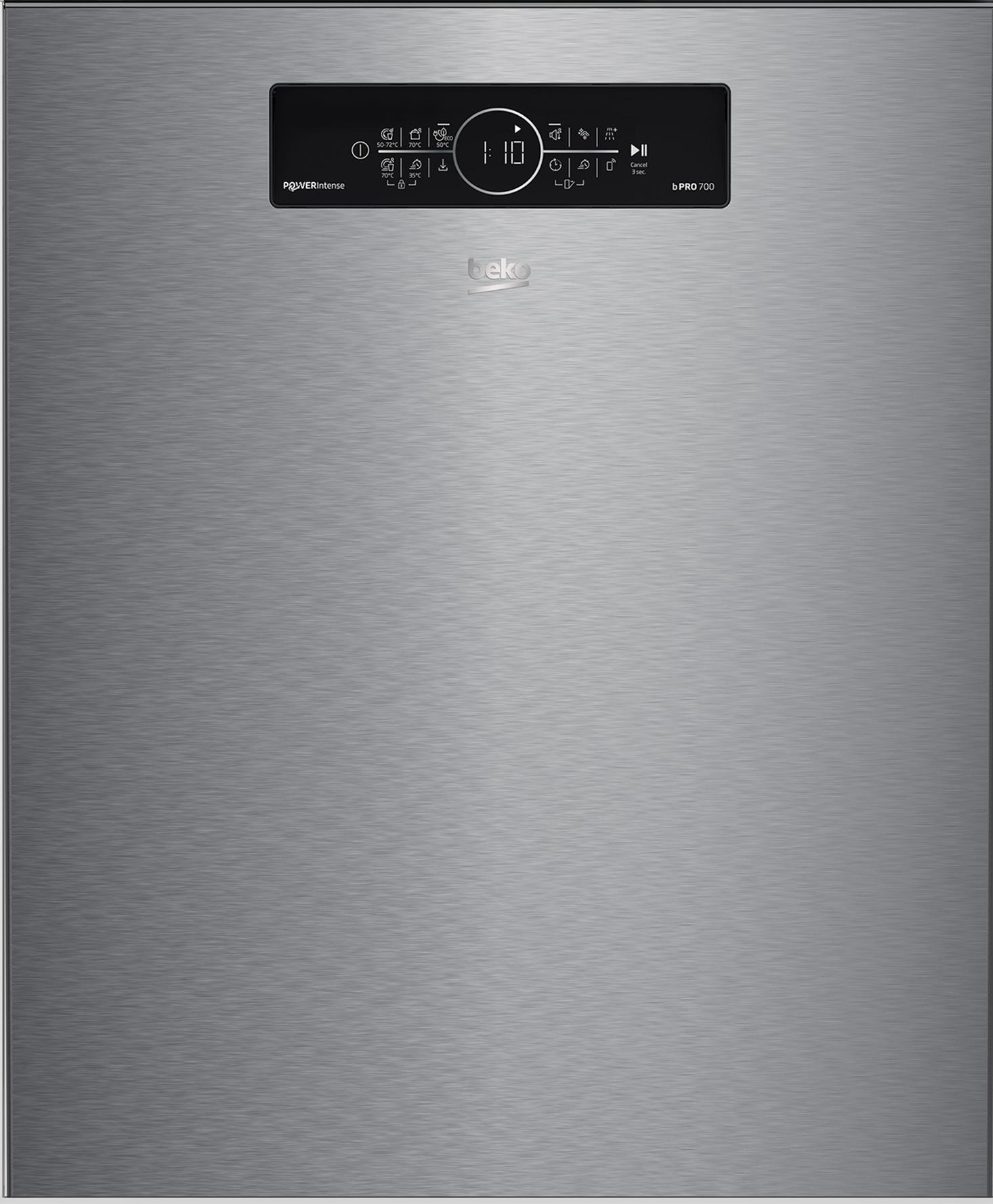 BEKO BDDN36462XP Geschirrspüler Einbau App-gesteuert 14 Gedecke SteamGloss
