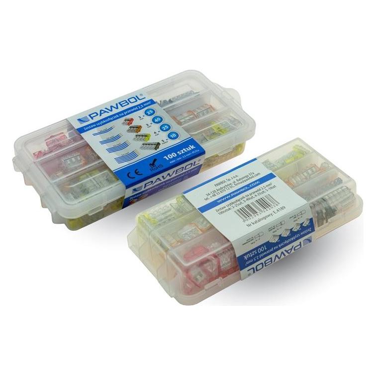 Pawbol QUICK CONNECTORS SET OF 100 PCS 1-2.5MM2 (42054349)