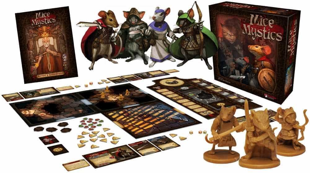 Mice and Mystics Co-operative Adventure Board Game by Plaid Hat Games