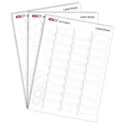 COLOP Etiketten für Digitalstempel weiß