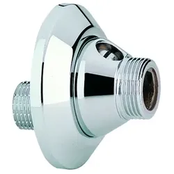 S-Anschluss 12400 Verstellb. 10mm 1/2"x3/4" absperrbar chrom