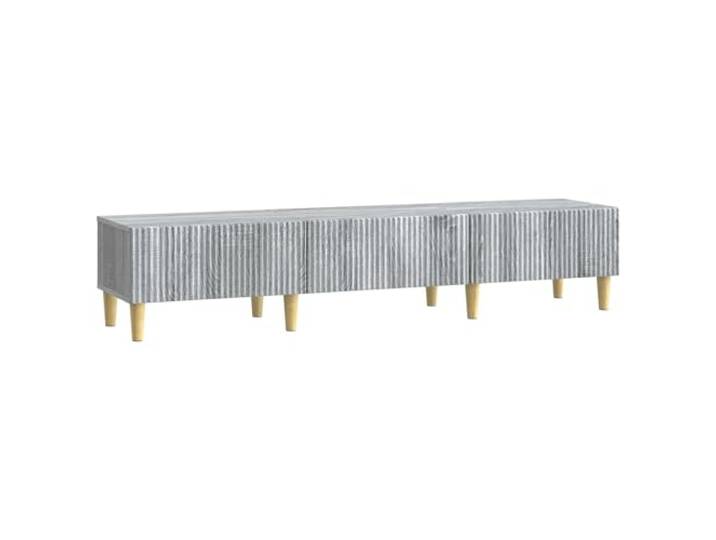 Roanoer TV-Schrank Graues Sonoma 147x34,5x30 cm TV Board Geräumiges TV Board mit 3 Schubladen und Kabelöffnung für Ordnung im Wohnzimmer. Stabil belastbar bis 60 kg.