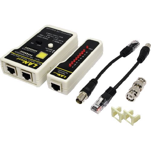 LogiLink Kabeltester mit Remote Einheit für BNC, RJ11, RJ12, RJ45 (WZ0015)
