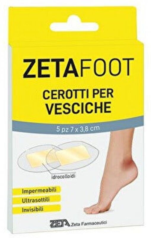 Zeta Farmaceutici Zfoot Cerotto Idrocolloidale Vesciche 5 Pezzi