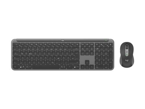 Logitech Tastatur-Maus-Set kabellos MK950 for Business sw grafit