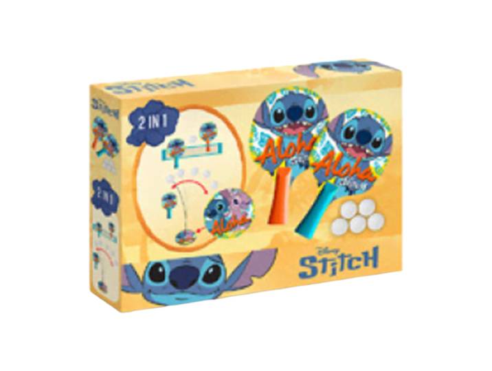 Marvel Set d'apprentissage de ping-pong avec filet, balles et support d'entraînement flexible STITCH