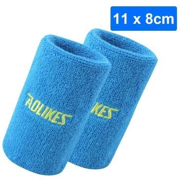 Uplift Picks AOLIKES Moisture Wicking Athletic Wrist Sweatbands blue (11x8 Cm)