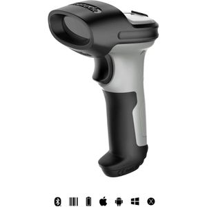 Inateck Barcode-Scanner BCST-70_gray, kabellos, USB, Bluetooth, 1D Laser, Handscanner