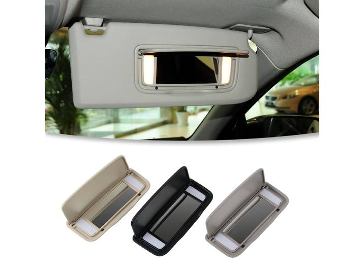 Pour Volvo XC60 2013-2017 XC90 2013-2014 S80 2014-2015 Miroir intérieur de voiture Miroir de maquillage Pare-soleil de voiture Pare-soleil de voiture