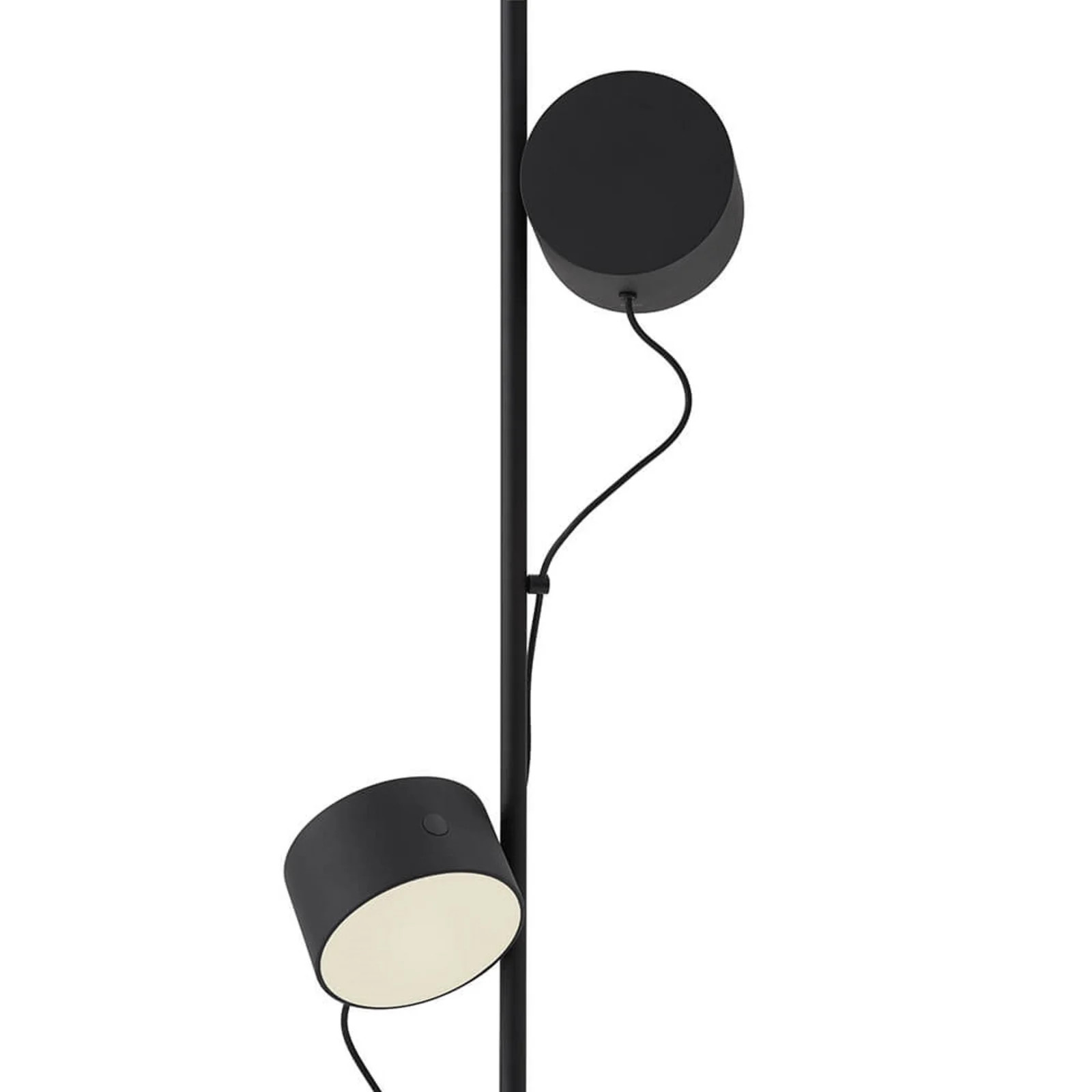 Muuto Post Vloerlamp Black - Metaal - LED