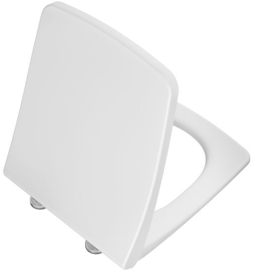 VitrA Metropole Slim Wrap WC-Sitz 132-401R009 mit Absenkautomatik und Schnellverschluss, abnehmbar, edelweiß