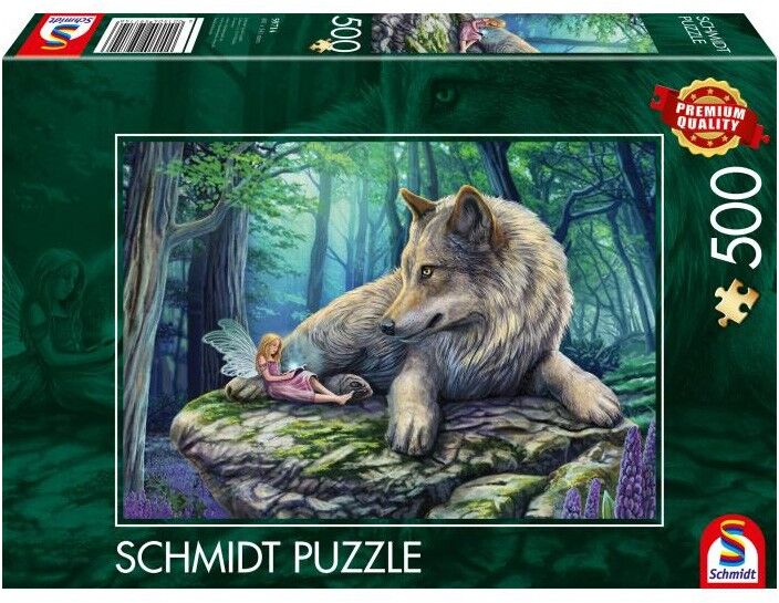 Puzzle 500 pcs Loup et Elfe - Schmidt