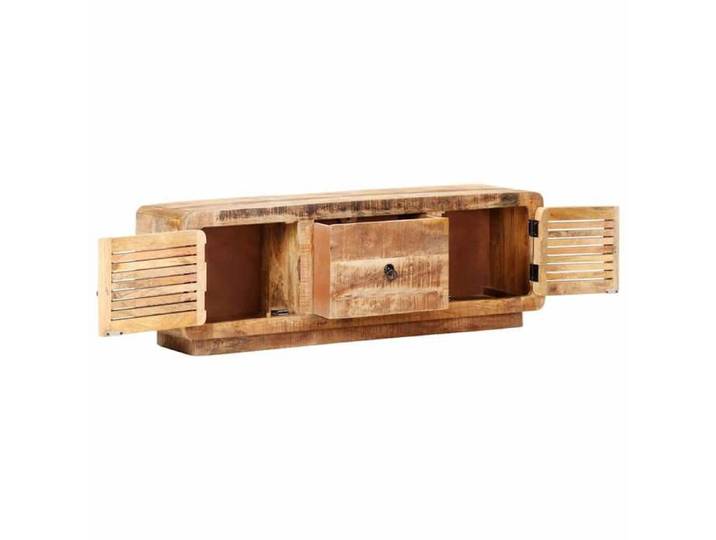 Meuble TV - - 120x30x40cm - bois de manguier massif - Console TV - Entretien Facile 27502353932