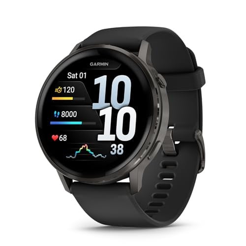 Garmin Venu 4 Smartwatch met AMOLED Touchscreen en GPS - Black