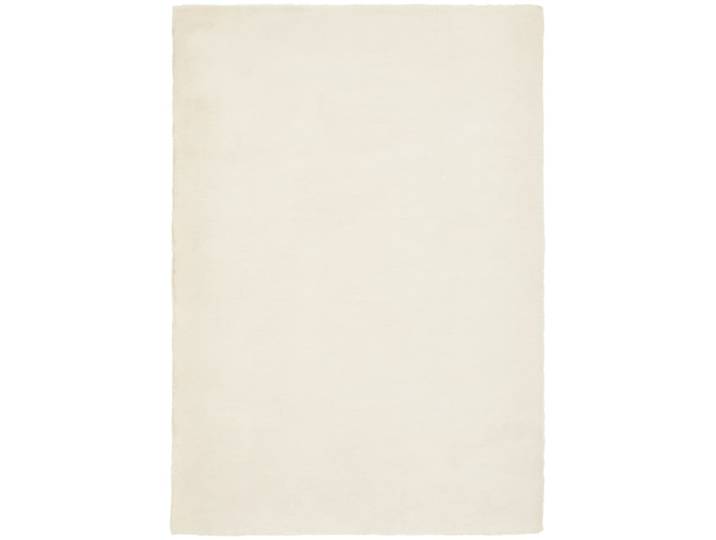 Tapis shaggy imitation fourrure extra doux beige crème 200x290