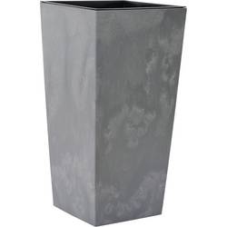 Siena Garden NIZZA STONE LA548-70 Pflanzgefäß Polypropylen Beton-Optik, Grau