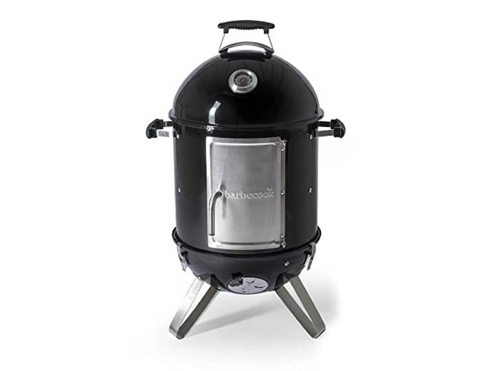 Item name: Barbecook barbecue fumoir Oskar S en émail noir avec grille barbecue Ø 40cm\, 43.5x55x88cm