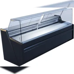 IGLOO Kühltheke Deep mit gerader Frontverglasung  Dynamische Kühlung  330 Liter Volumen  2040x860x1220 mm