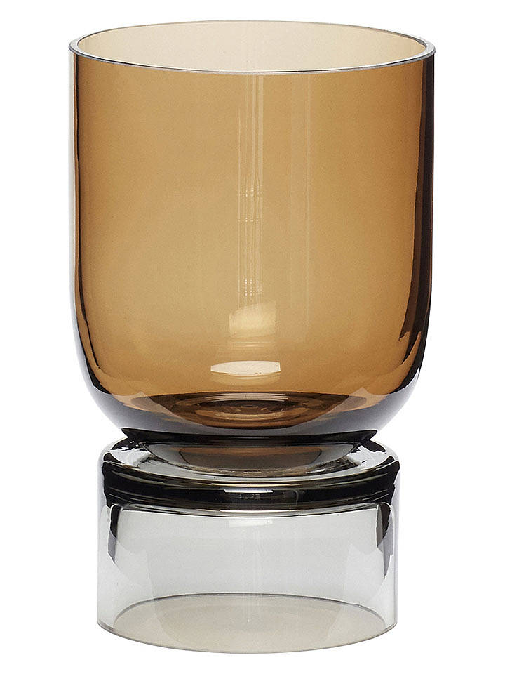 Hübsch Vase ''Stand'' in Hellbraun - (H)18 x Ø 11 cm - onesize