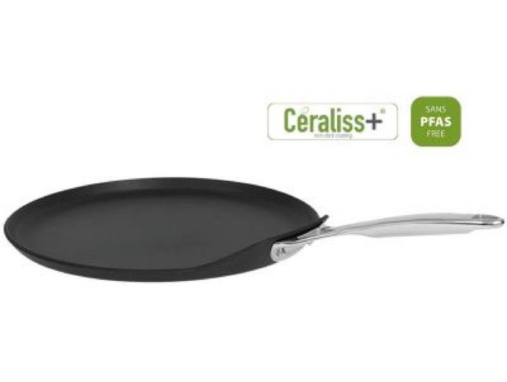 Cristel - Crêpière 28 Cm Castel Pro Fixe Ultralu Ceraliss