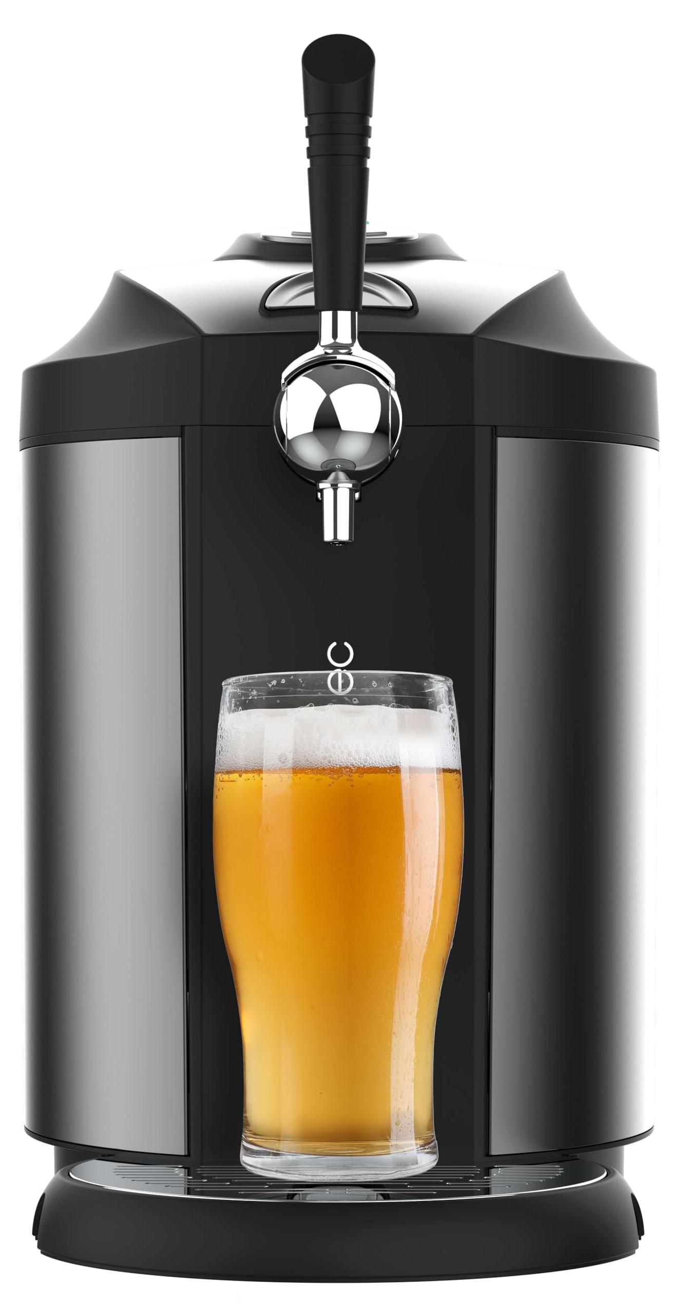 Bierdispenser 65 W, 2-12 °C, für 5-l-Fässer, LED-Anzeige