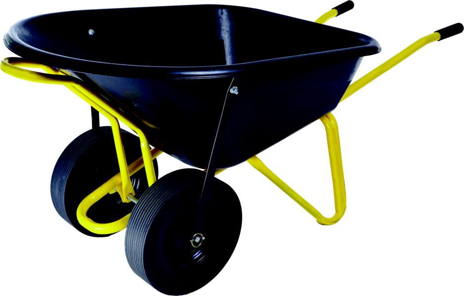 PROFIBAUTECH Garten-/Bauschubkarre TWIN 160 L, Tragkraft 220 kg 08425448