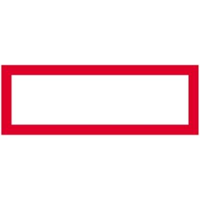 Schild Brandschutzzeichen - zur Selbstbeschriftung, Kunststoff, 297x105 mm