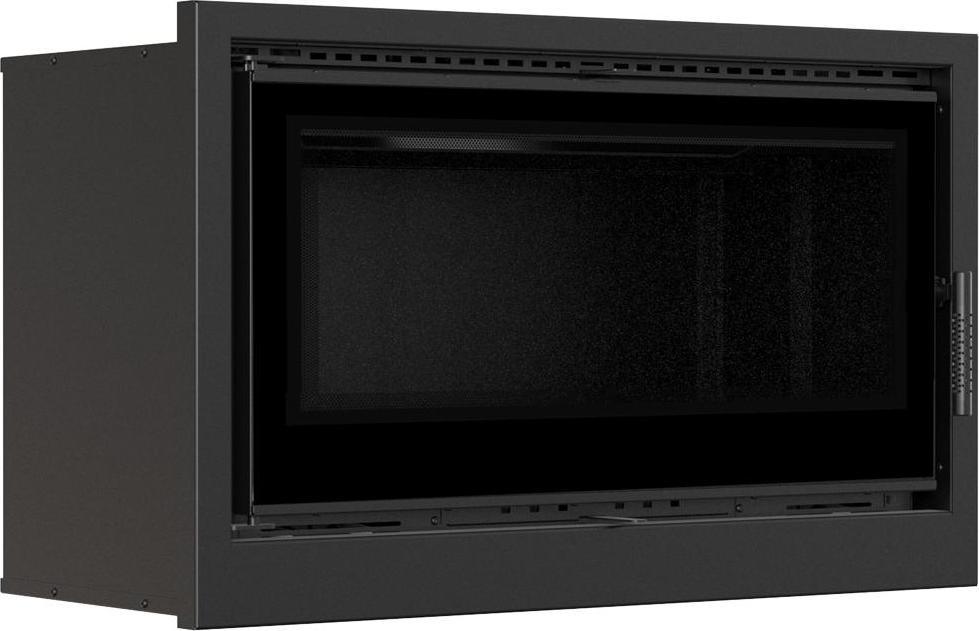 Kamin-Kassette KRATKI ARKE 95 14 kW Ø 200 schwarz Verkleidung
